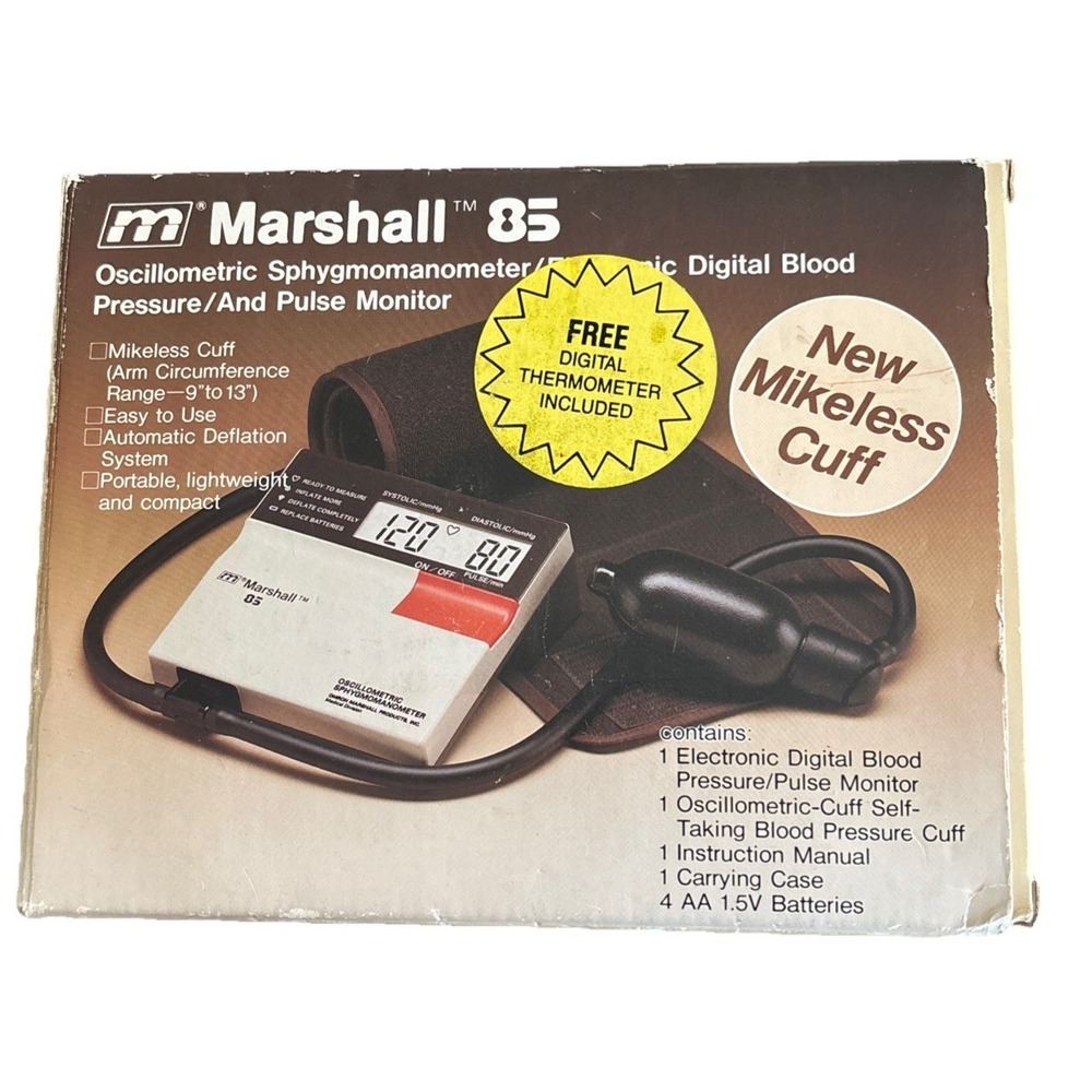 VINTAGE MARSHALL 85 BLOOD PRESSURE/PULSE MONITOR MOVIE PROP STAGE